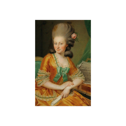 Immerse yourself in the beauty of the Classical Aristocratic lifestyle with our Rococo Lady Fine Art Print. 