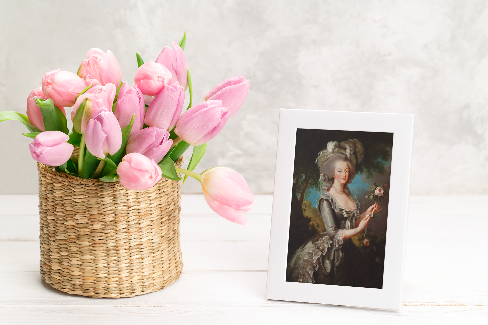 This Marie Antoinette poster captures the elegance and sophistication of the Versailles era. This French antique style poster adds a touch of vintage charm to any home decor.