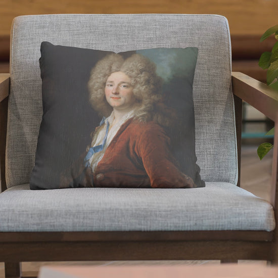 This Rococo Noble Gentleman Pillow exudes a sense of elegance and sophistication, perfect for adding a touch of luxury to any room.