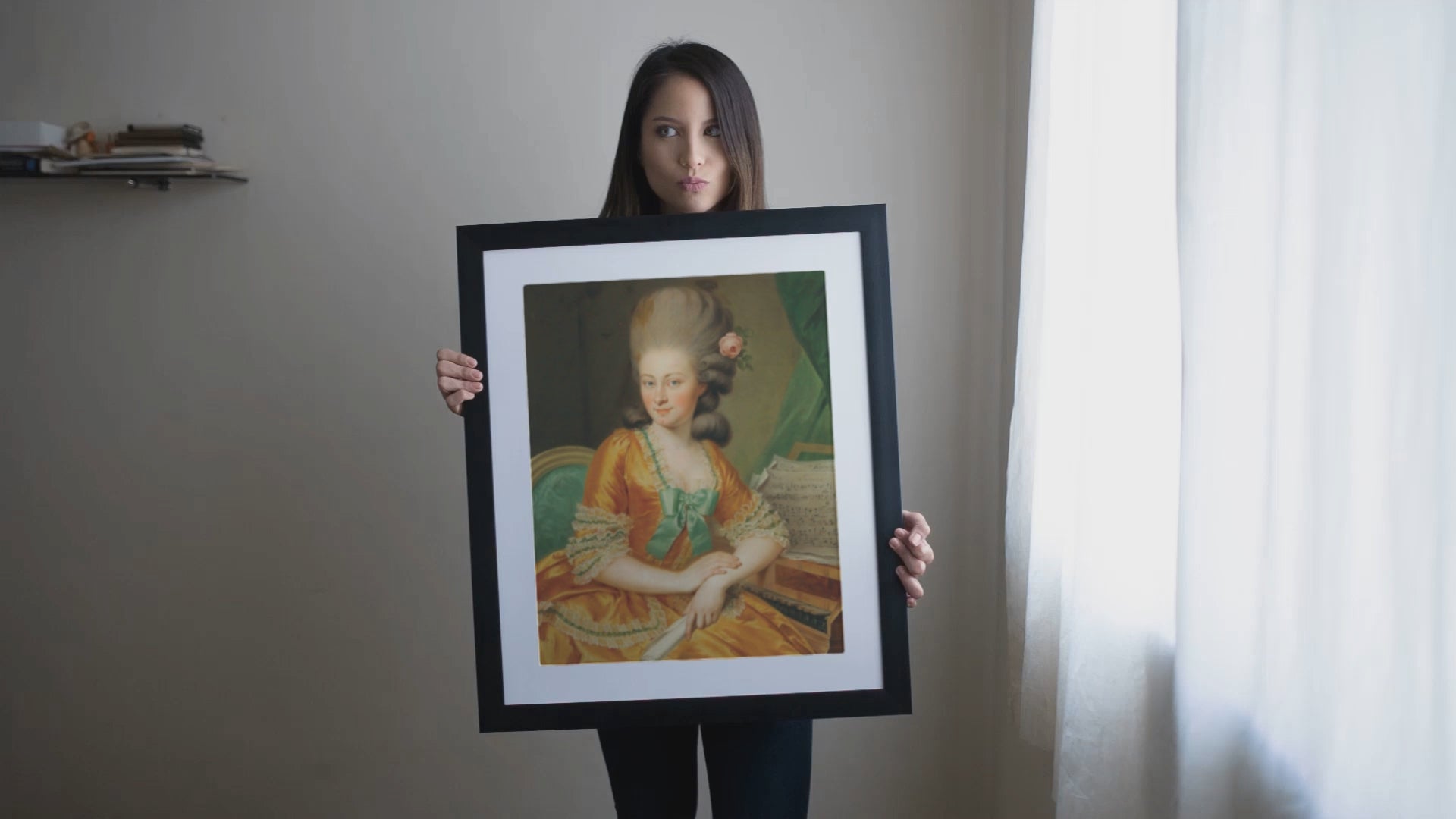 Immerse yourself in the beauty of the Classical Aristocratic lifestyle with our Rococo Lady Fine Art Print. 